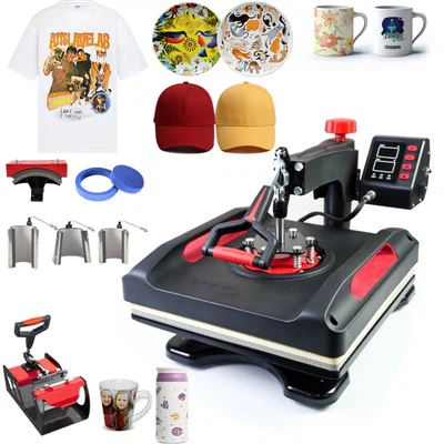 Prensa térmica Freesub 15x15 8 em 1 prensa térmica giratória